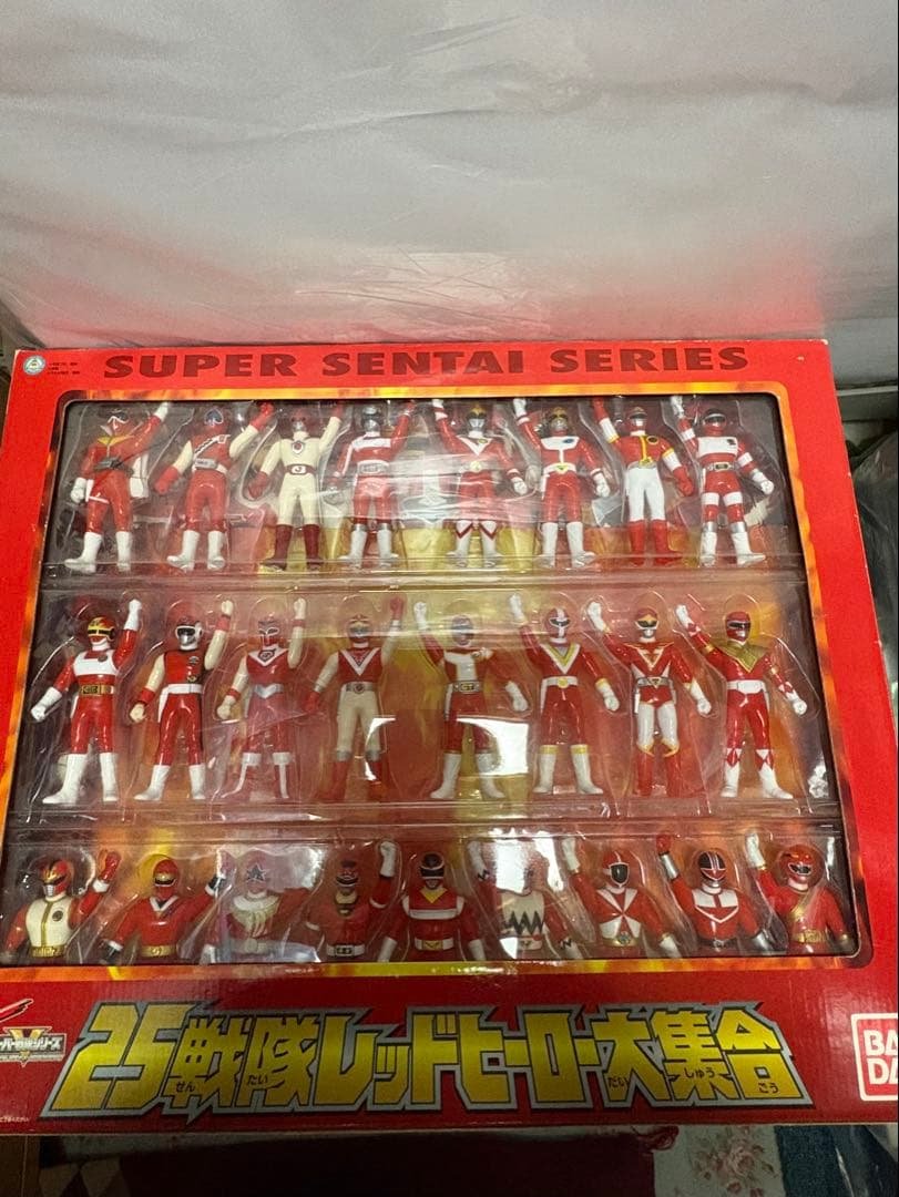 ガ*イ様 SUPER SENTAI フィギュアセット　25戦隊レッドヒーロー大集