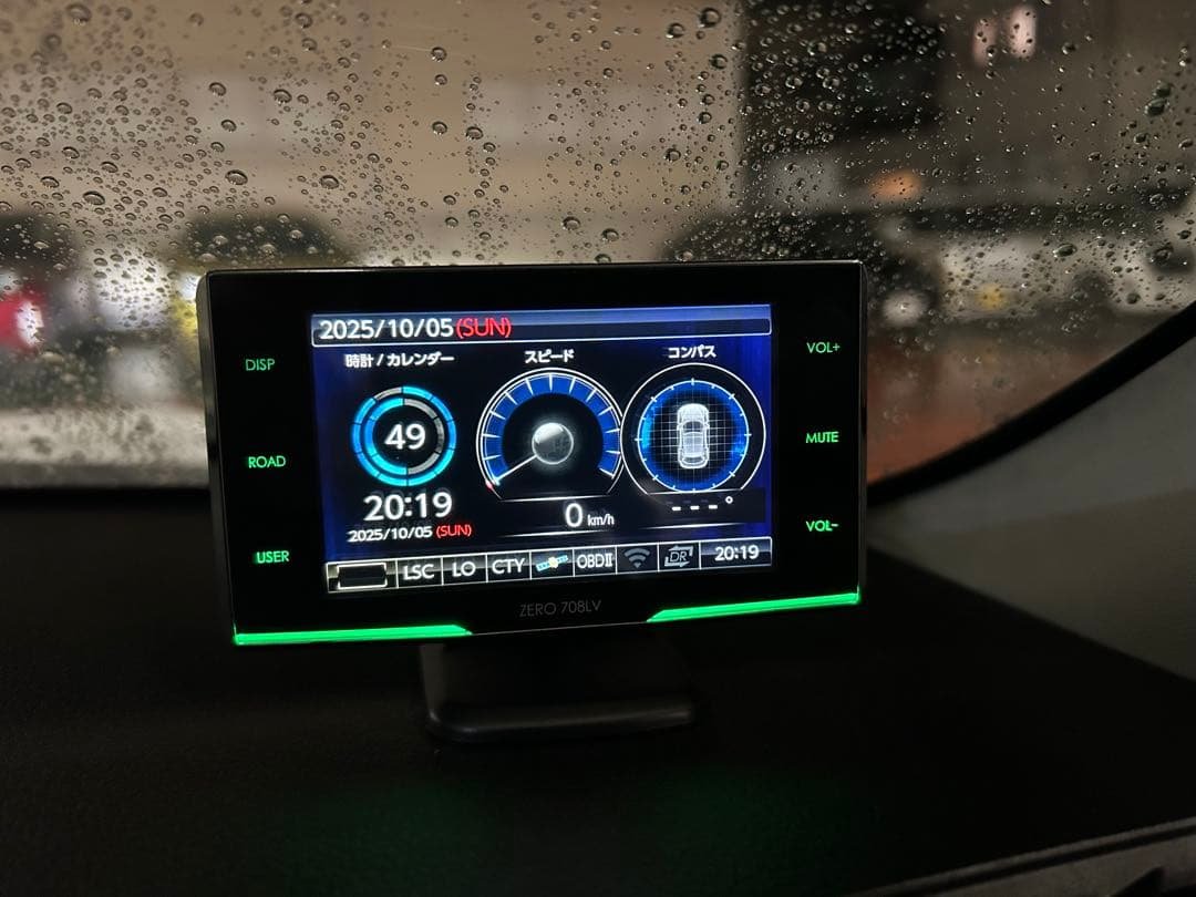 ZERO 708LV レーダー探知機本体　リコール済