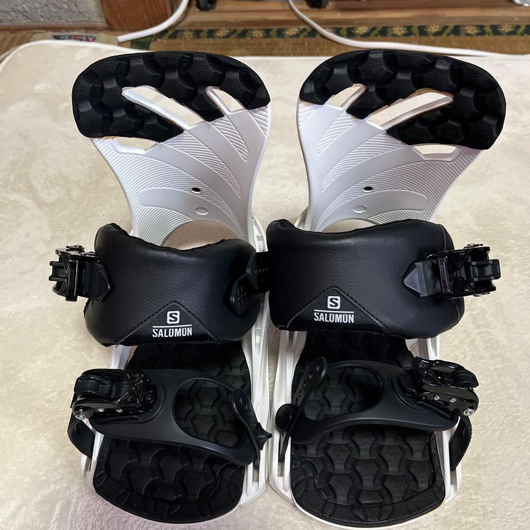 SALOMON スノーボード ビンディング ホワイト/ブラック