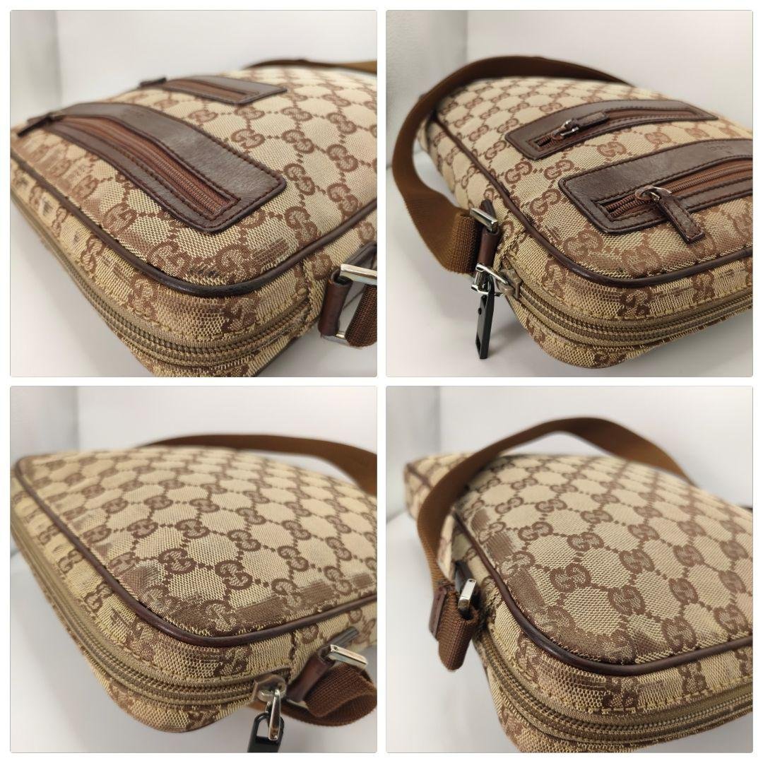 GUCCI GGキャンバス ショルダーバック GG柄 グッチ