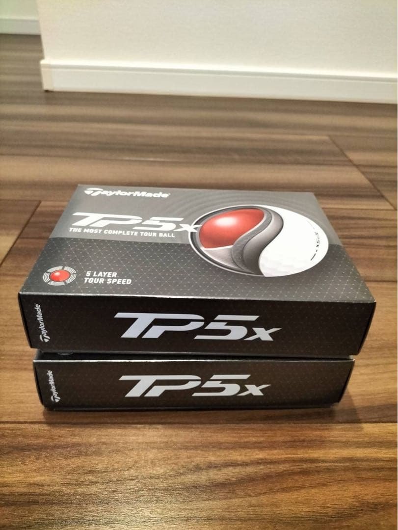 TaylorMade 新型TP5x ゴルフボール 5層 2個セット