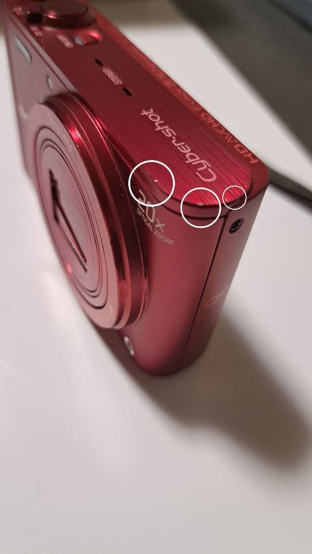 SONY dsc-wx300 サイバーショット レッド 20倍ズーム