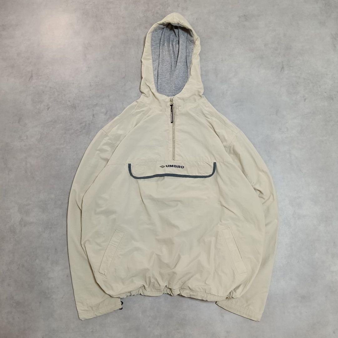 ヴィンテージアンブロ古着umbroハーフジップアノラックパーカーM203