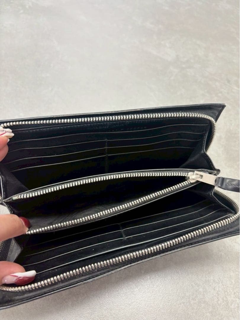 BALENCIAGA 正規品 バレンシアガ グリッド レザー ウォレット 財布