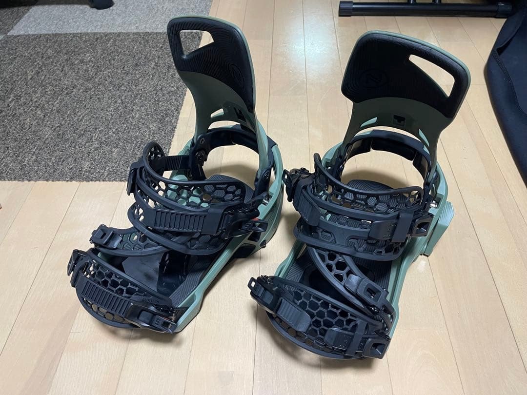 NIDECKER スノーボード ビンディング グリーン　Lサイズ