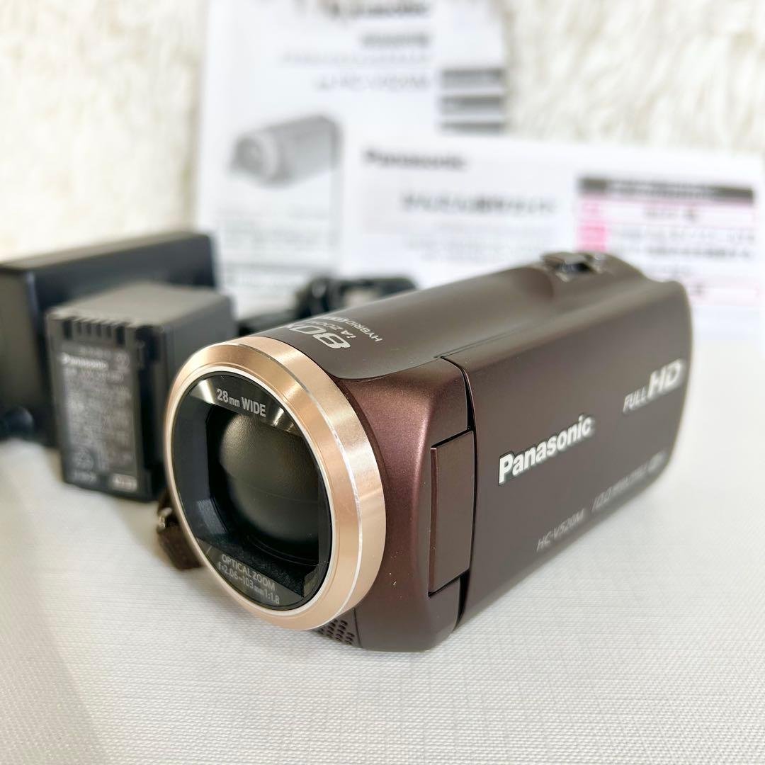 ✨美品✨Panasonic HC-V520M フルHD ビデオカメラ Wi-Fi