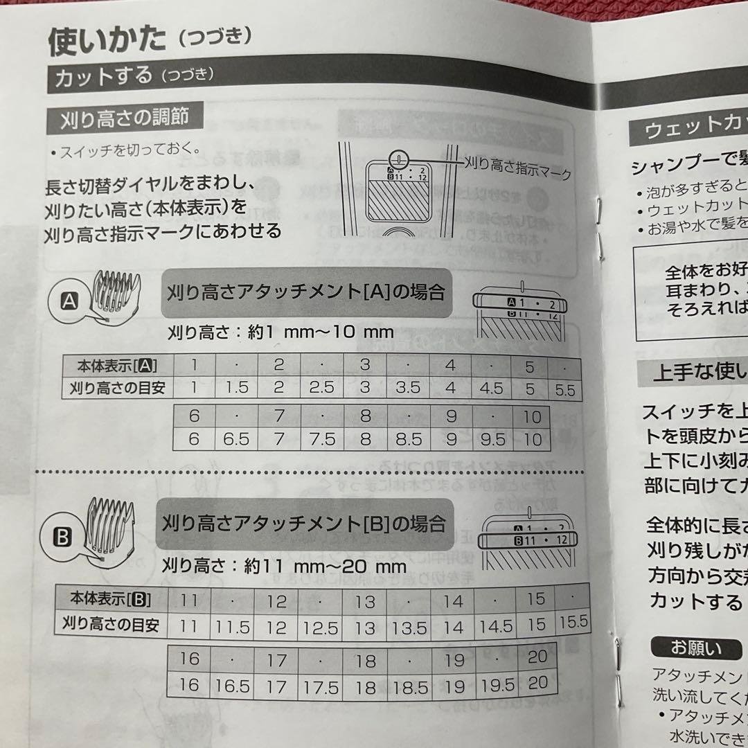 Panasonic ER-SC61 バリカン　PRO GRADE