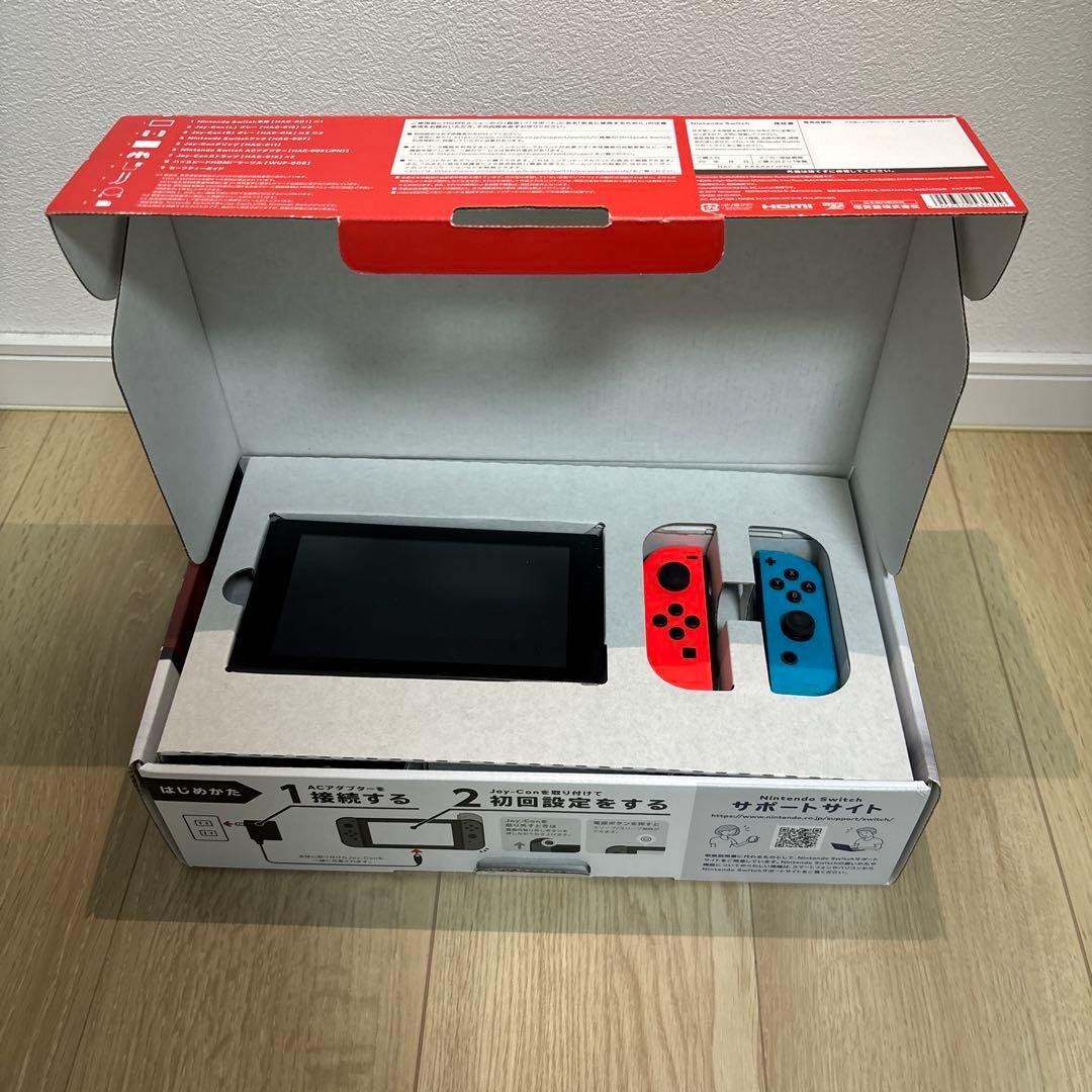 Nintendo Switch 本体　ネオンブルー ネオンレッド　おまけ付き