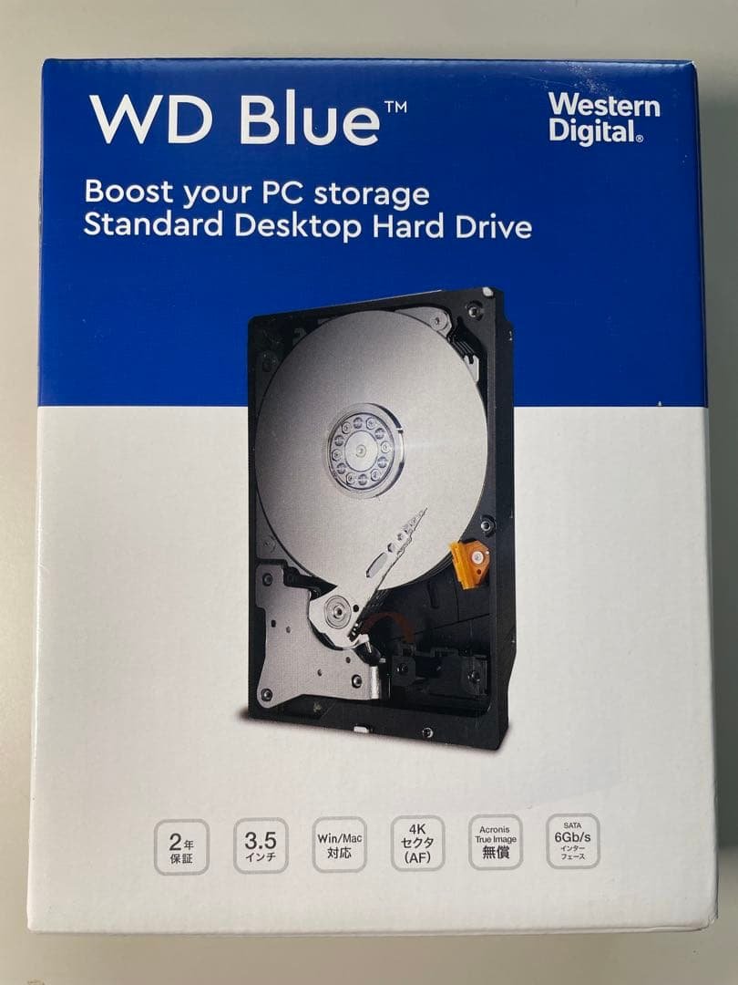 【新品未開封】WESTERN DIGITAL WD80EAZZ 8TB HDD