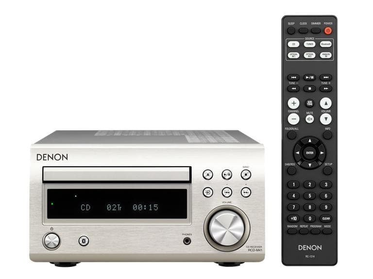 新品/未使用品 Denon CDコンポ RCD-M41 Mシリーズ シルバー