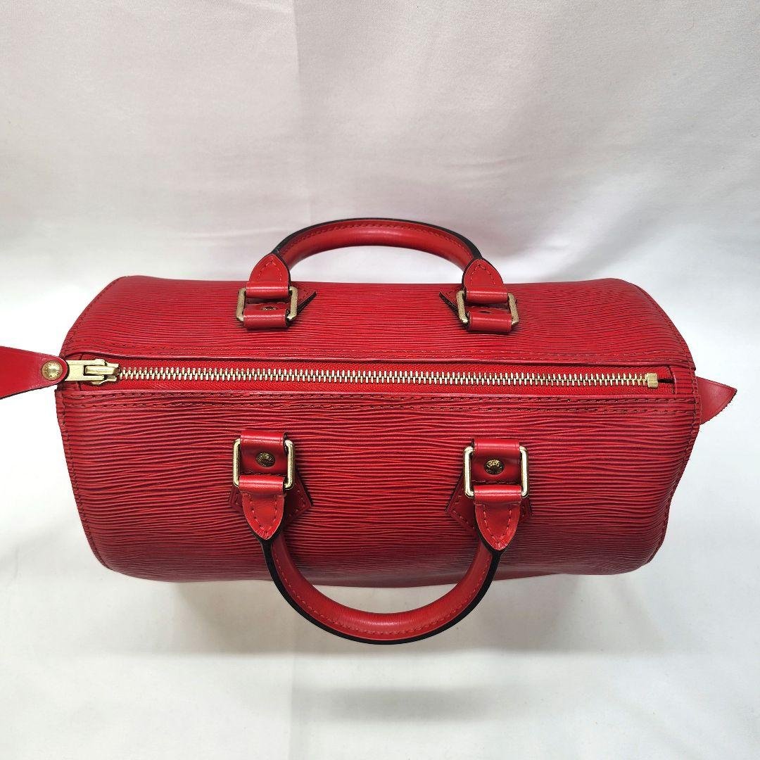 【美品】Louis Vuitton ルイヴィトン エピ スピーディー25 レッド