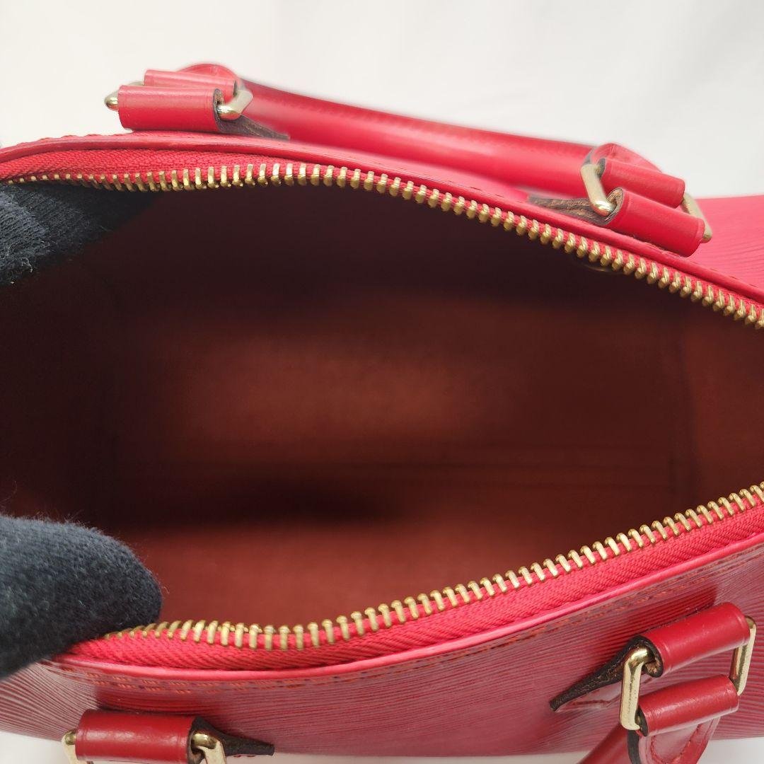【美品】Louis Vuitton ルイヴィトン エピ スピーディー25 レッド