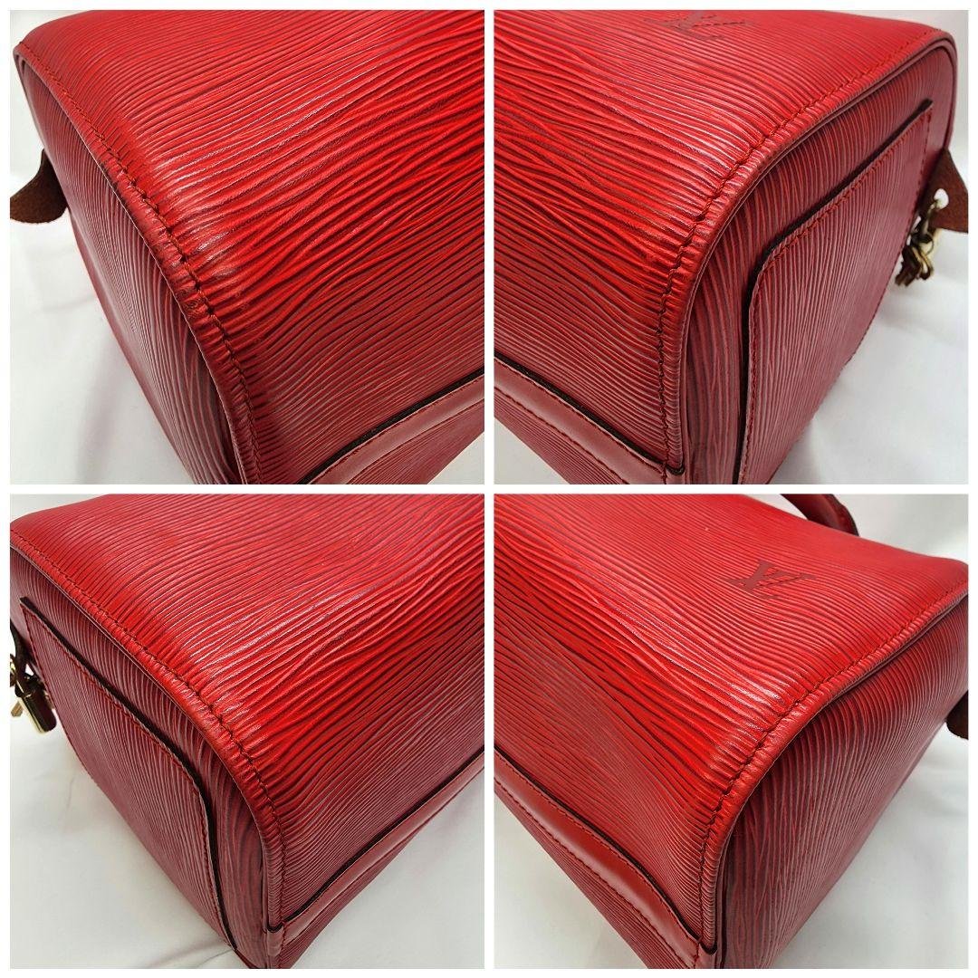 【美品】Louis Vuitton ルイヴィトン エピ スピーディー25 レッド