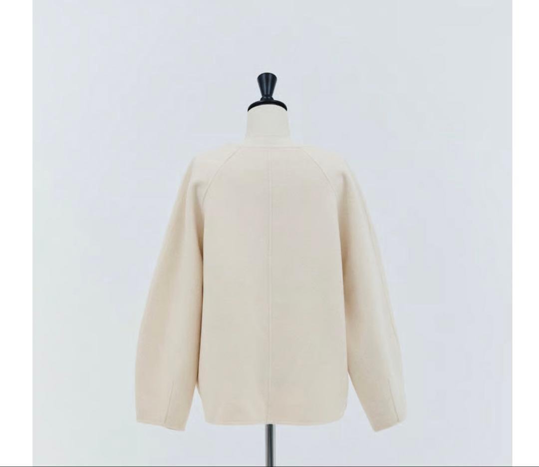 新品clore+ クロレ　カシミア混ストールコート