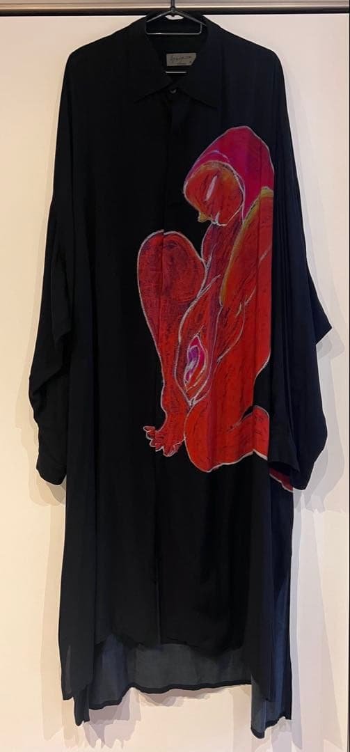 Yohji Yamamoto プールオム19ss 朝倉優佳 ロングシャツ