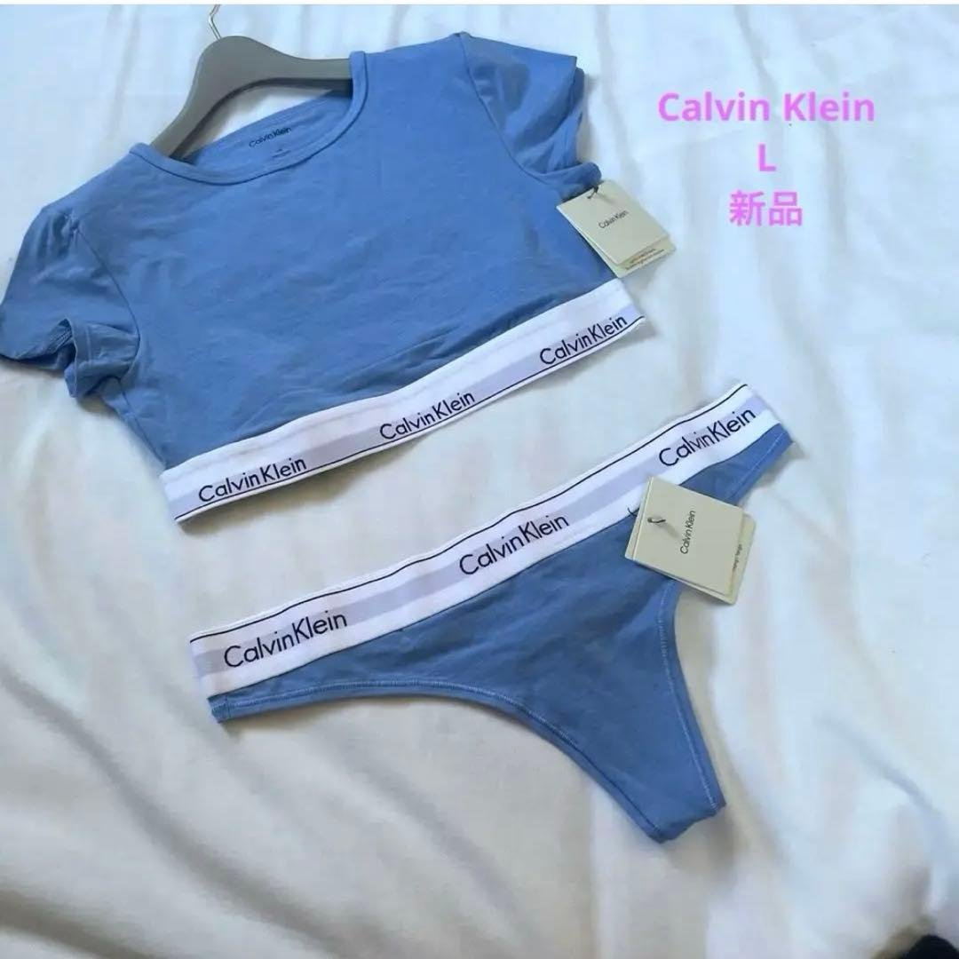 カルバンクライン　ブラレット　tバック 上下セット　セットアップ　L 新品