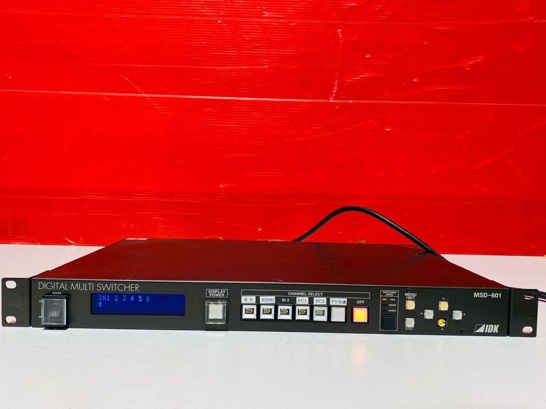 IDK デジタルマルチスイッチャー MSD-601 スキャンコンバータ
