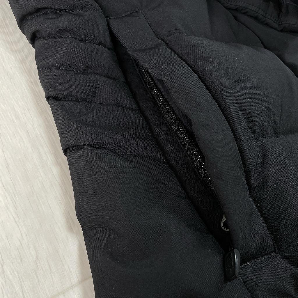 【美品】ノースフェイス　ウィンドストッパー　ロングダウン　ブラック　レディースS