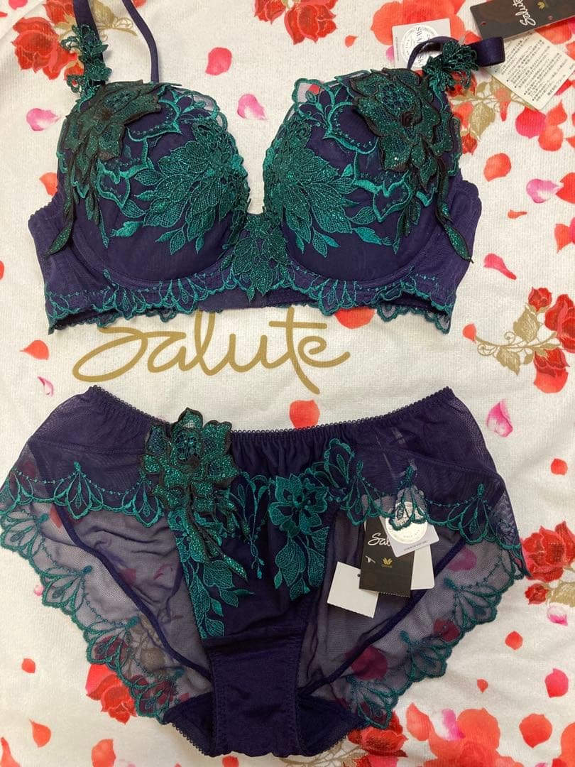 Salute 34G ブラジャーショーツセット E80 LL ゼウス