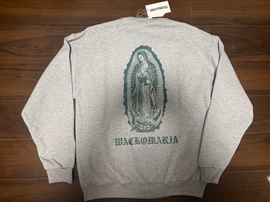 WACKOMARIA ワコマリア　スウェット　グレーグリーンLサイズ　新品
