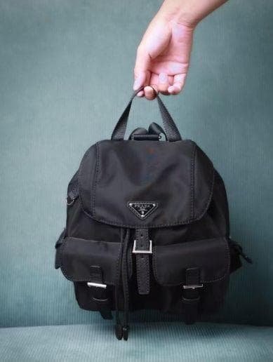 PRADA ブラック ナイロン リュック