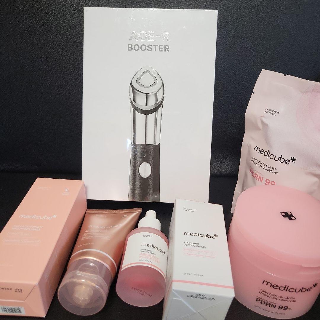 メディキューブAGE-R BOOSTER 美顔器 + スキンケアセット