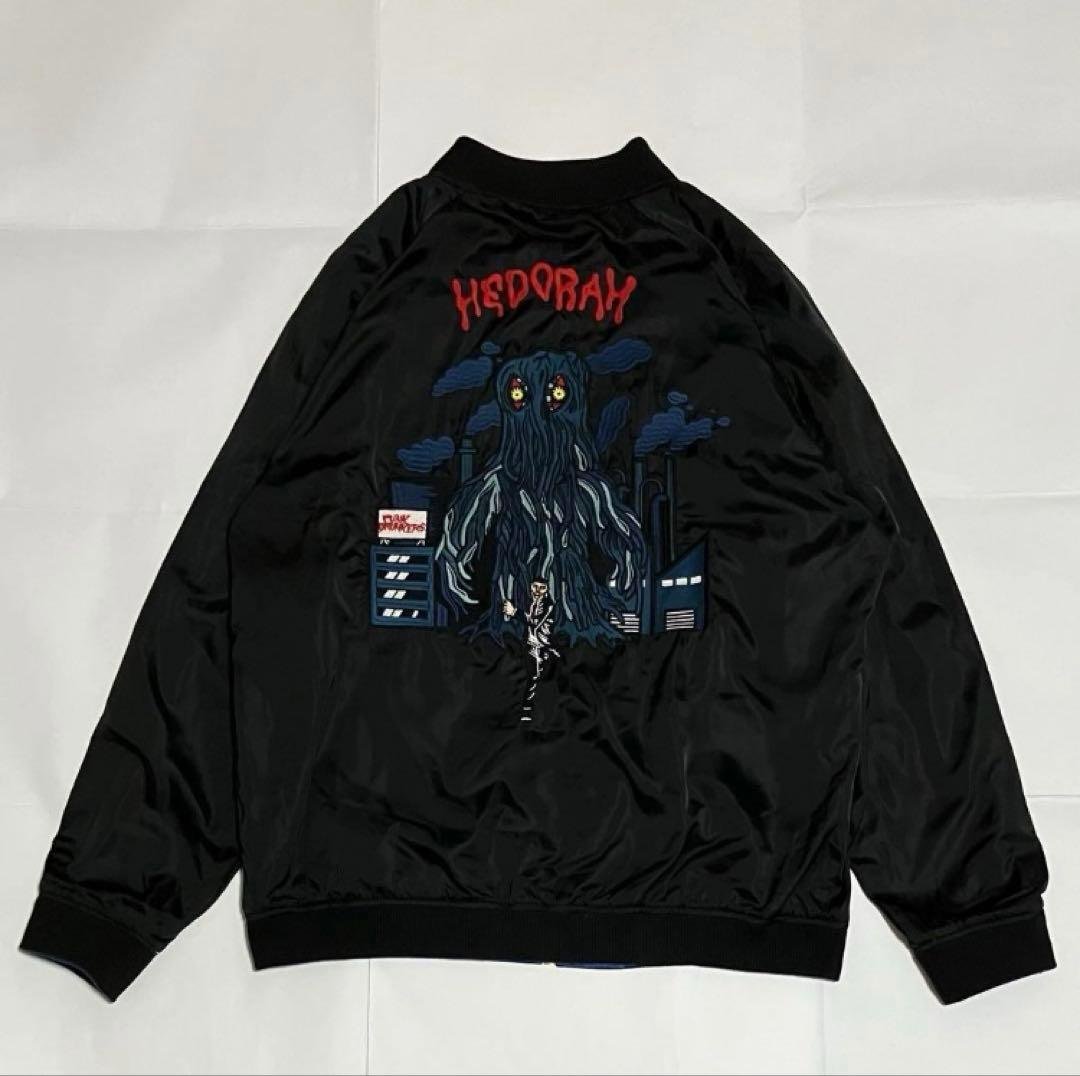 【希少】PUNK DRUNKERS×GODZILLA　コラボスカジャン　ガイガン