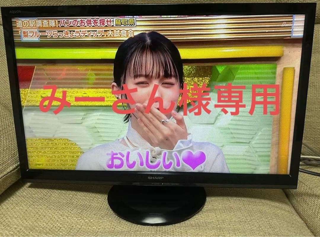 液晶テレビ　SHARP 2T-C24AD 2020年製