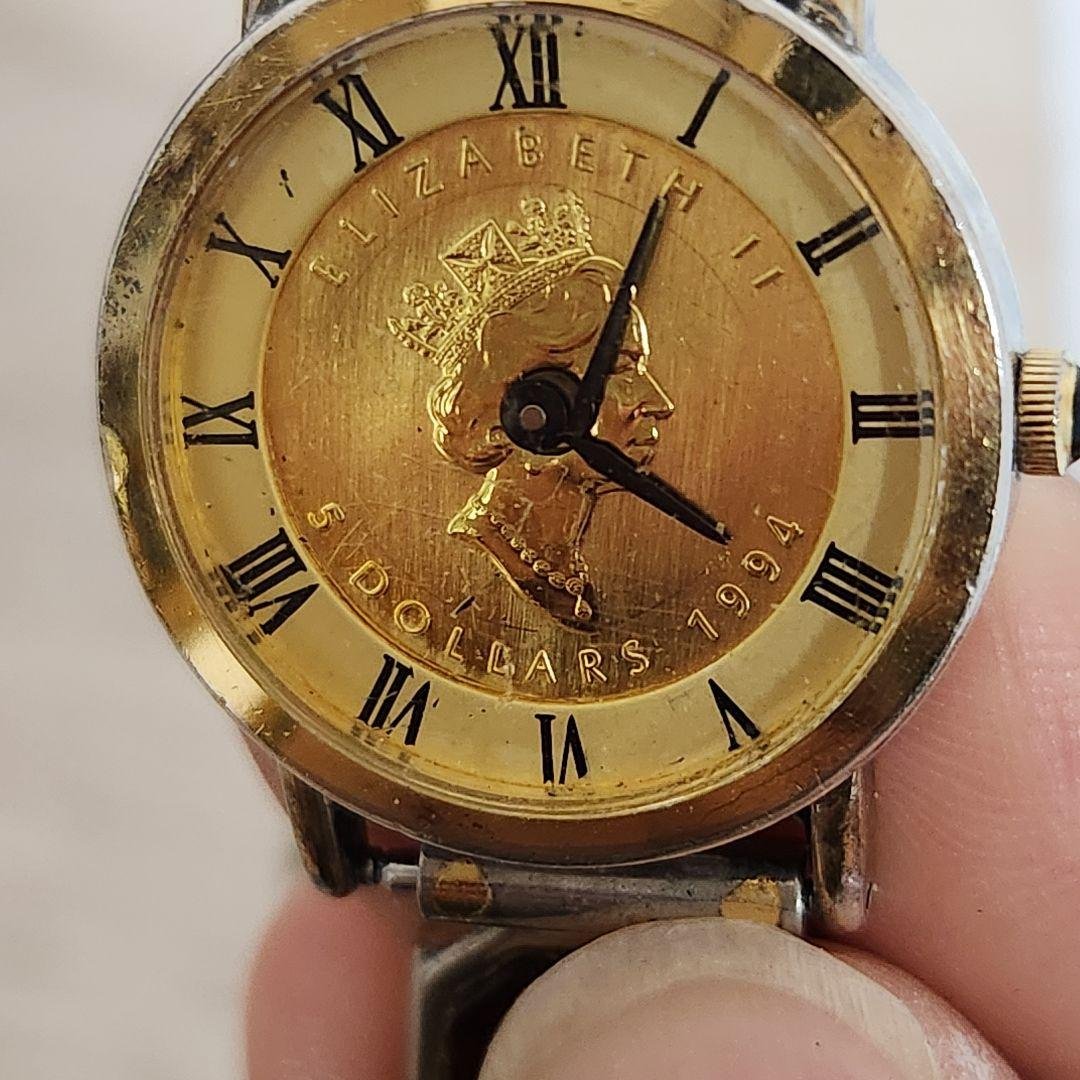 Crateur クレアトゥール 5ドル金貨 エリザベス2世 ウォッチ