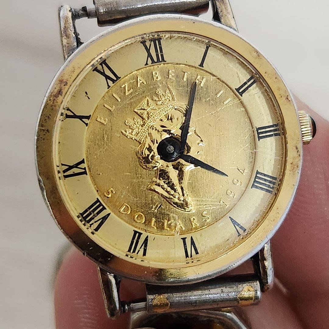 Crateur クレアトゥール 5ドル金貨 エリザベス2世 ウォッチ