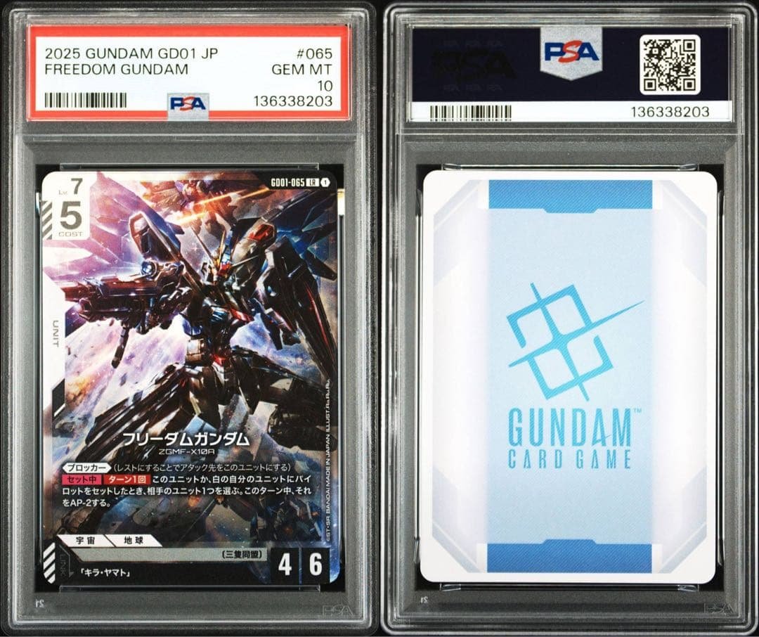PSA10フリーダムガンダム #065 8203