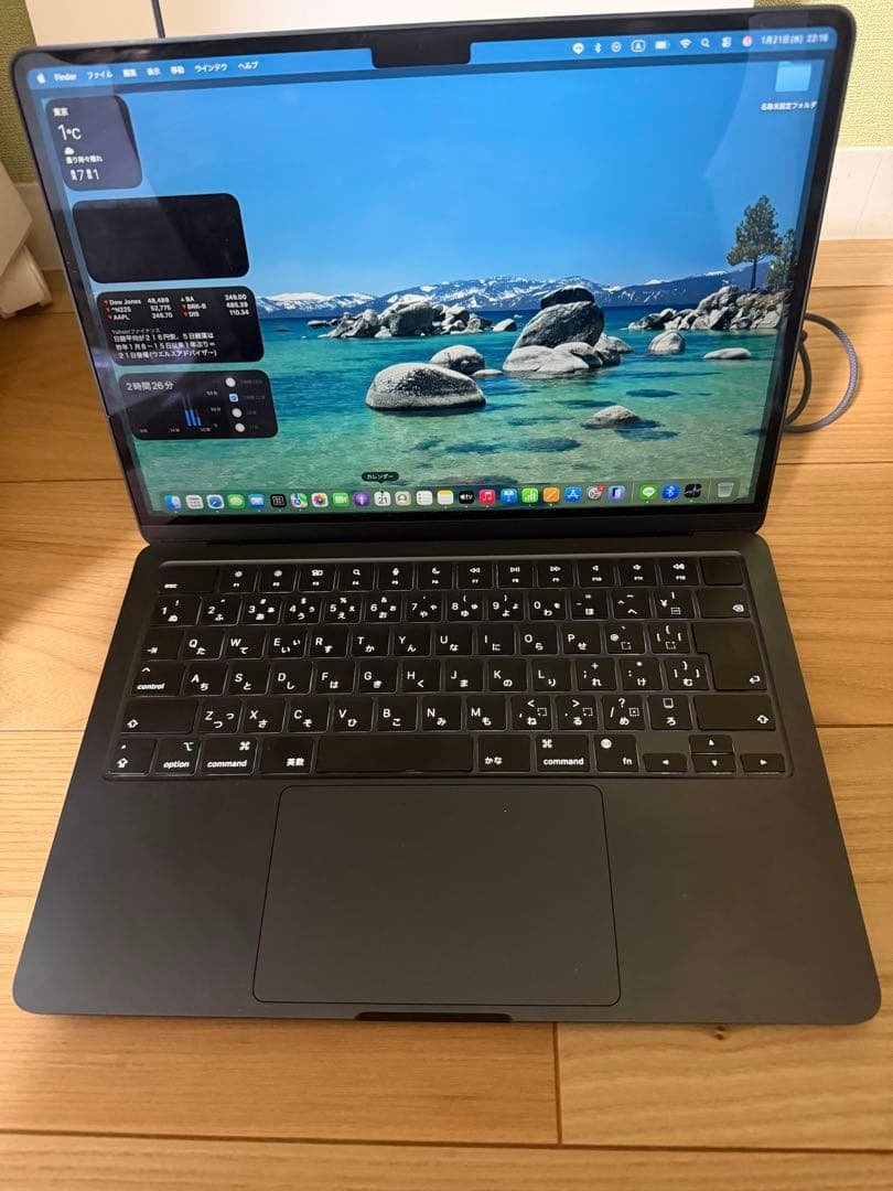 MacBook Air 13.6インチ 8GB 256GB SSD