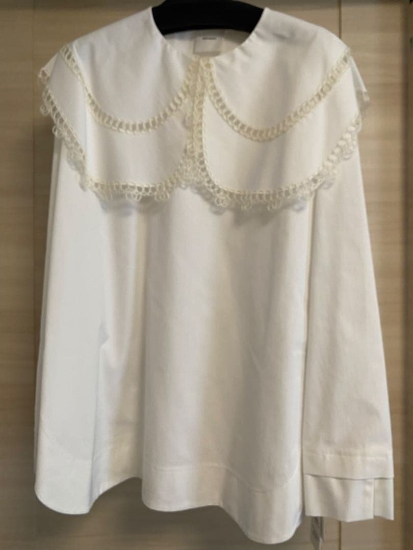 【新品・タグ付き】yori shiroconループ刺繍ロングスリーブ 38 白