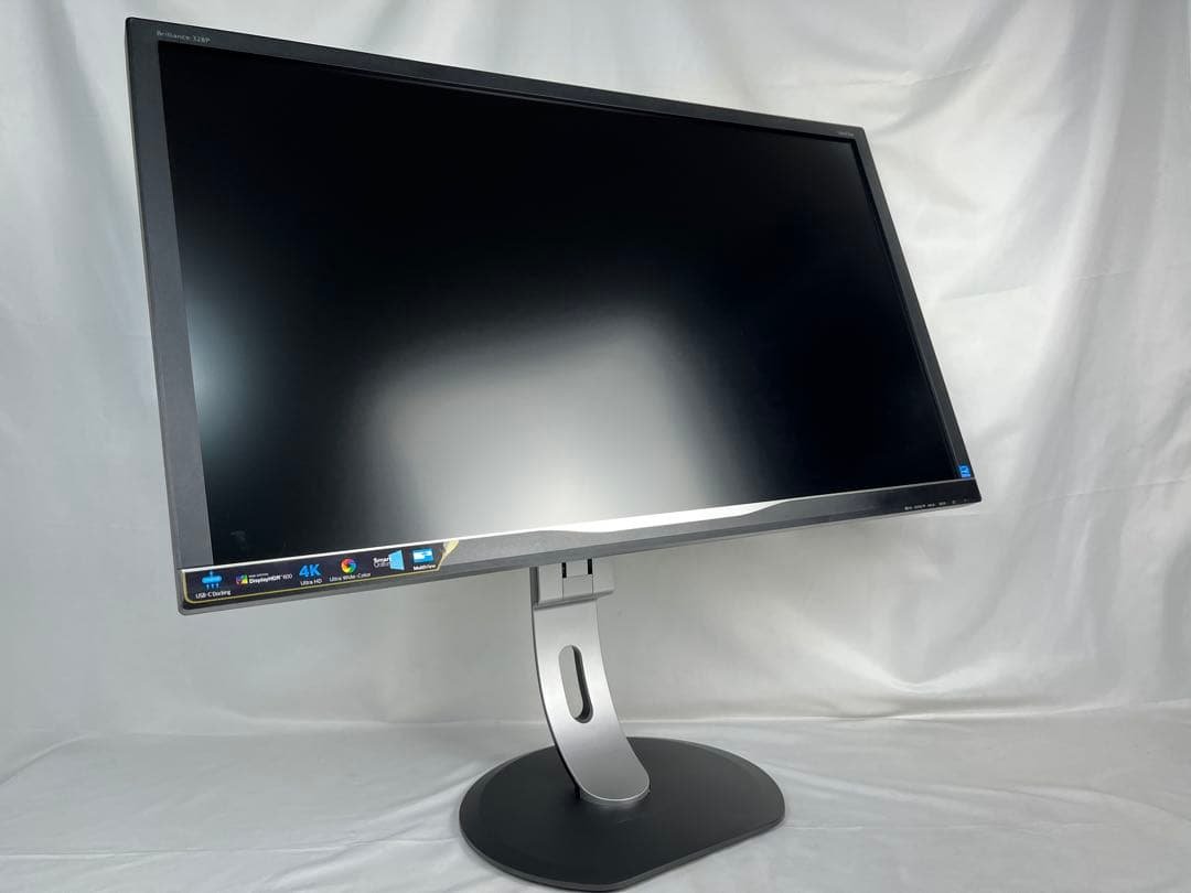 Philips 328P6VU 32型モニター内蔵スピーカー4K USB-Cハブ