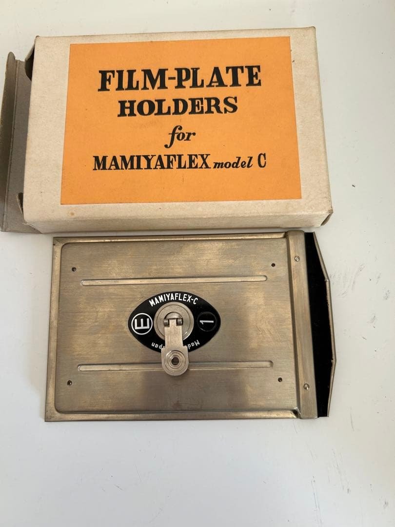 Mamiyaflex model C アダプター＋プレートホルダー4枚