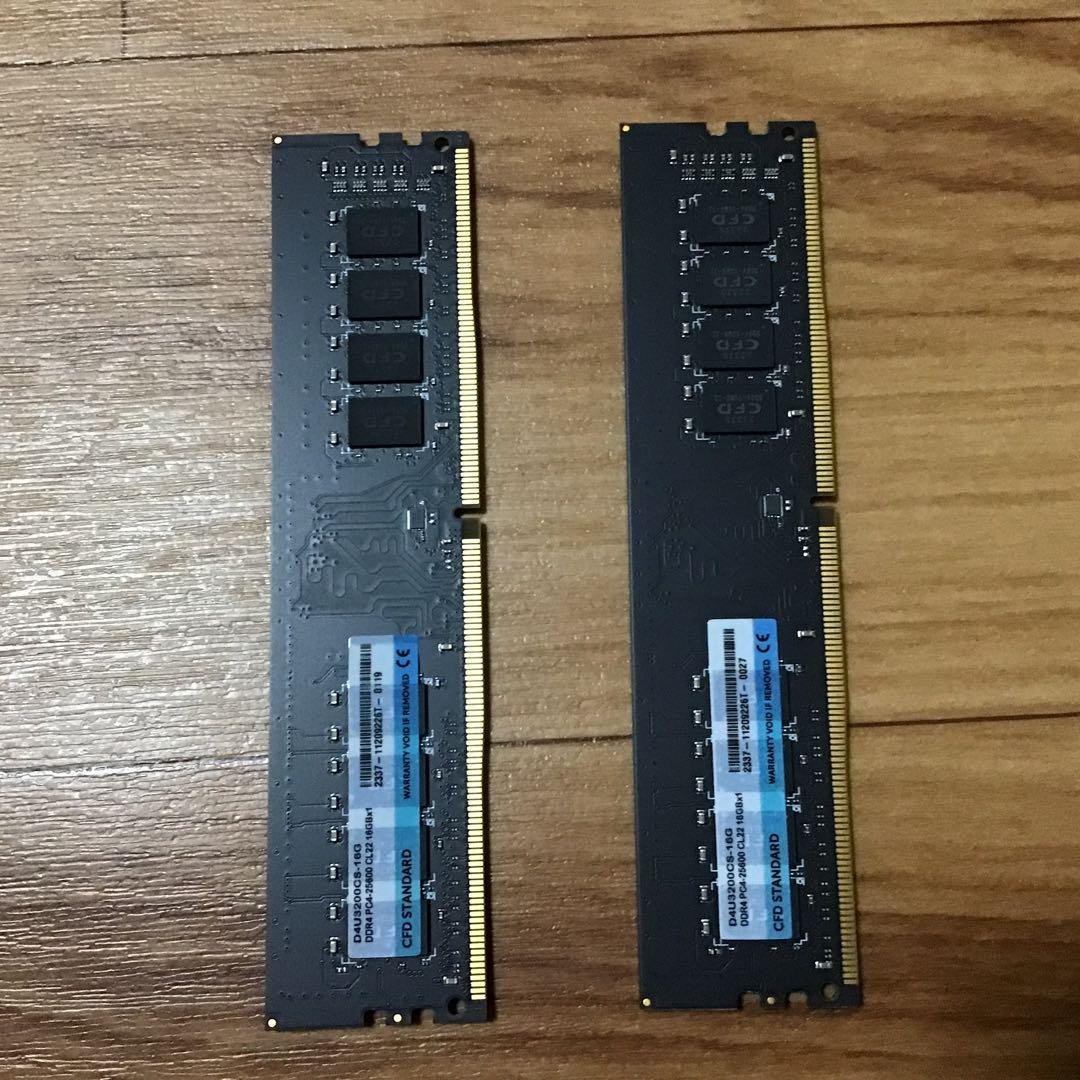 CFD D4U3200CS-16G DDR4 32GB (16×2)