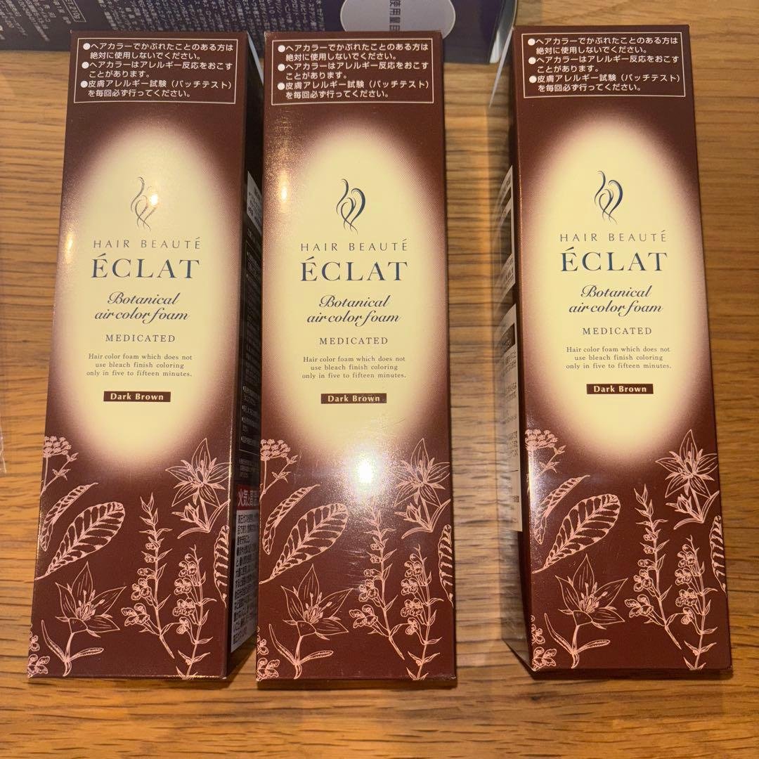 ÉCLAT Botanical aircolor foam ダークブラウン