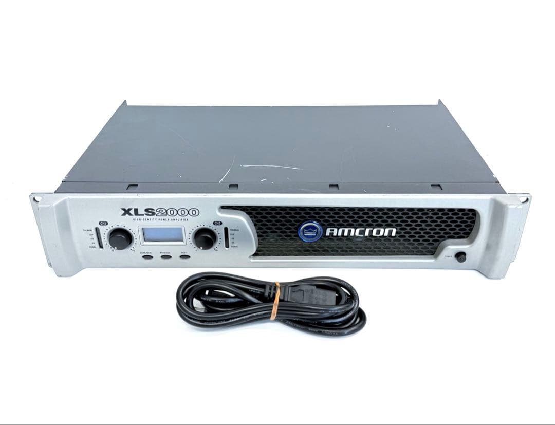 【動作良好】AMCRON XLS2000 パワーアンプ