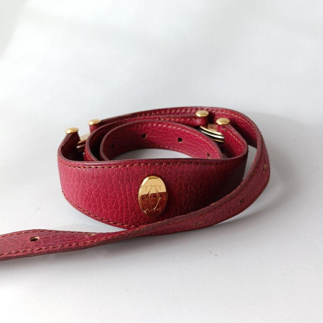 ✨美品✨ Cartier カルティエ マストライン ベルト ボルドー トリニティ