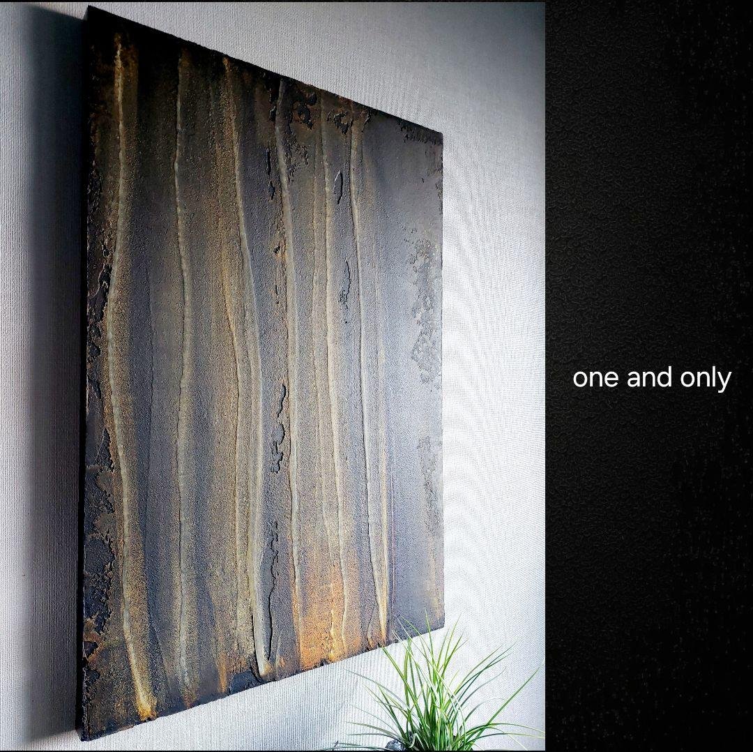 テクスチャーアート★73×51.5×2.5㎝　抽象画 現代アート　インテリア