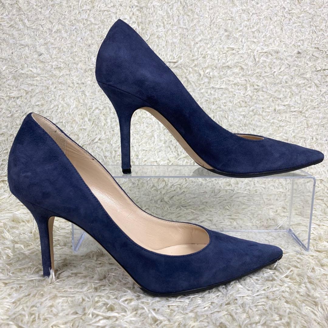 『未使用級』JIMMY CHOO パンプス スエード ヒール ポインテッドトゥ