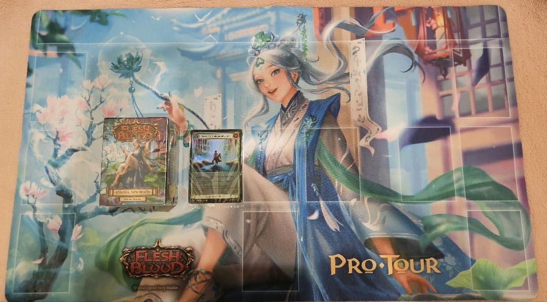 【FaB】Enigma, New Moonプレイマット + スリーブ + おまけ