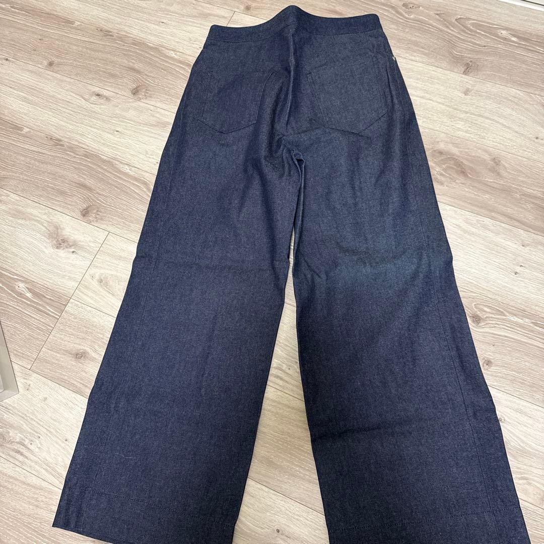 JOHN LAWRENCE SULLIVAN ダークブルー ワイドパンツ