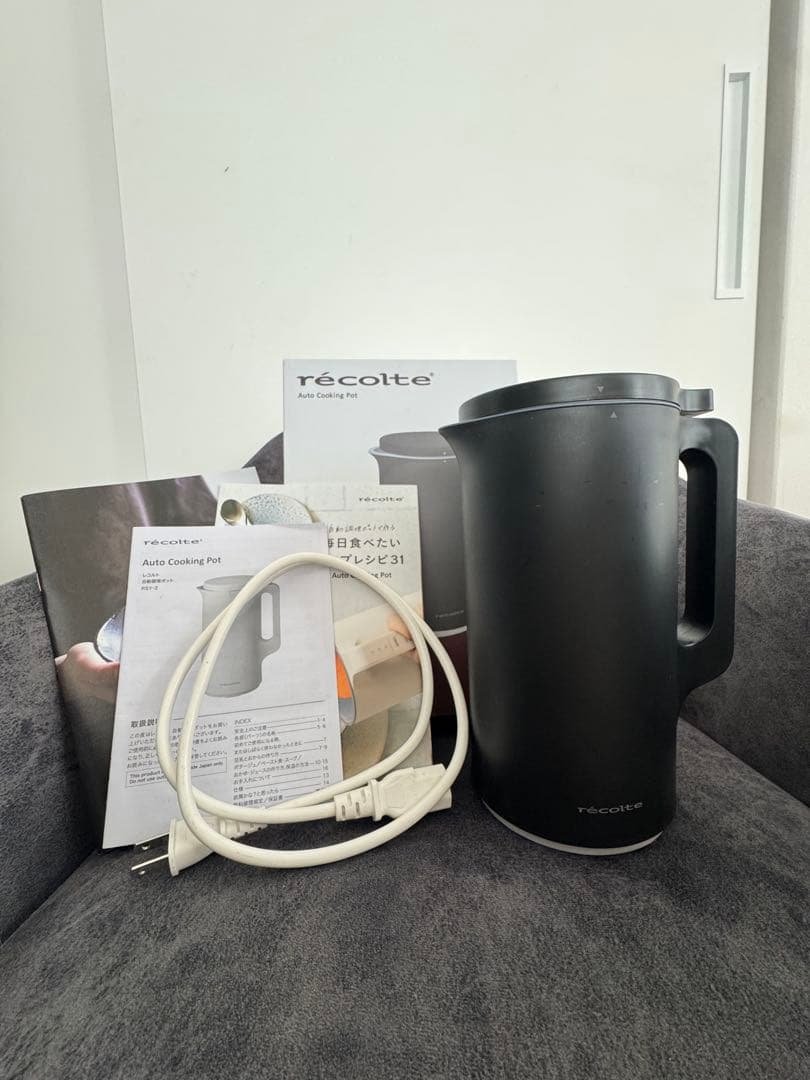 recolte レコルト　自動調理ポット ブラック