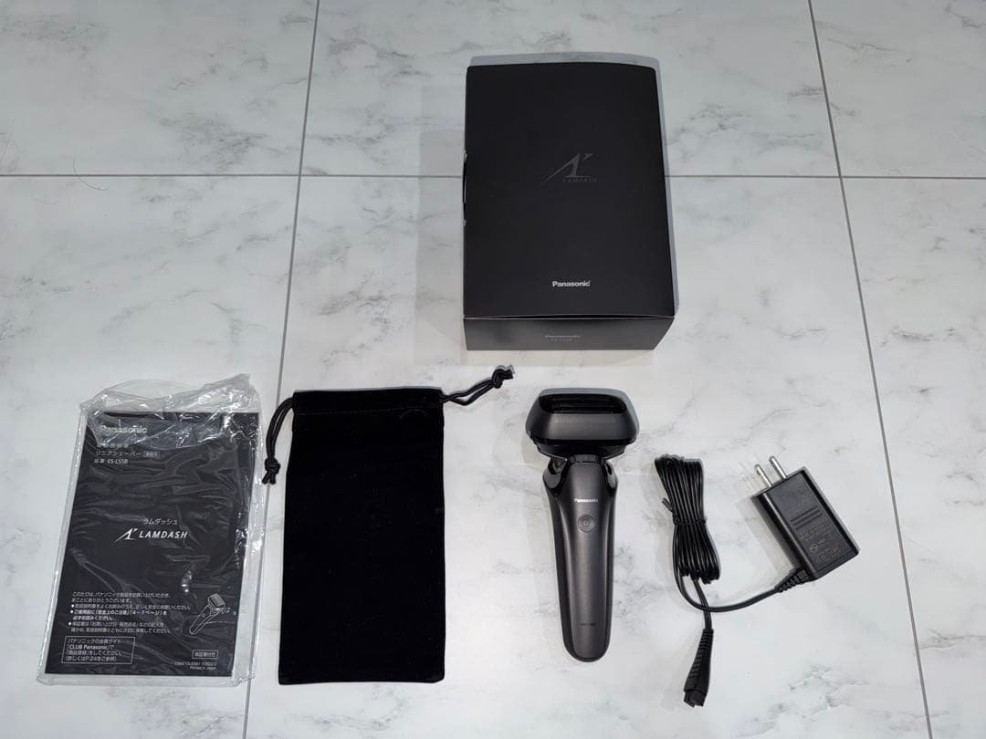 美品　パナソニック　ラムダッシュ Pro 6枚刃　ES-LS5B-K