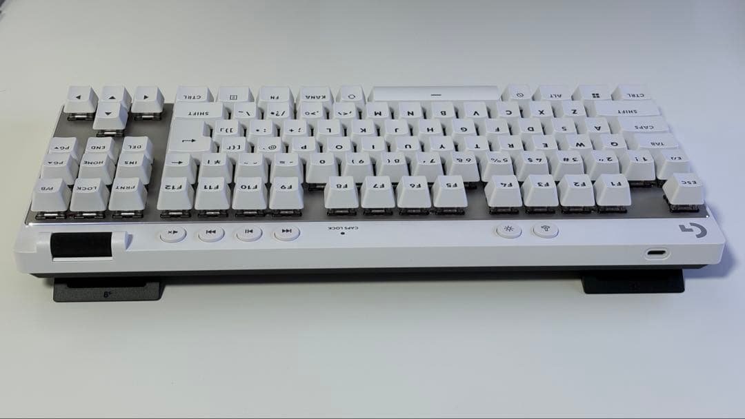 Logicool PRO X TKL RAPID ホワイト キーボード 本体