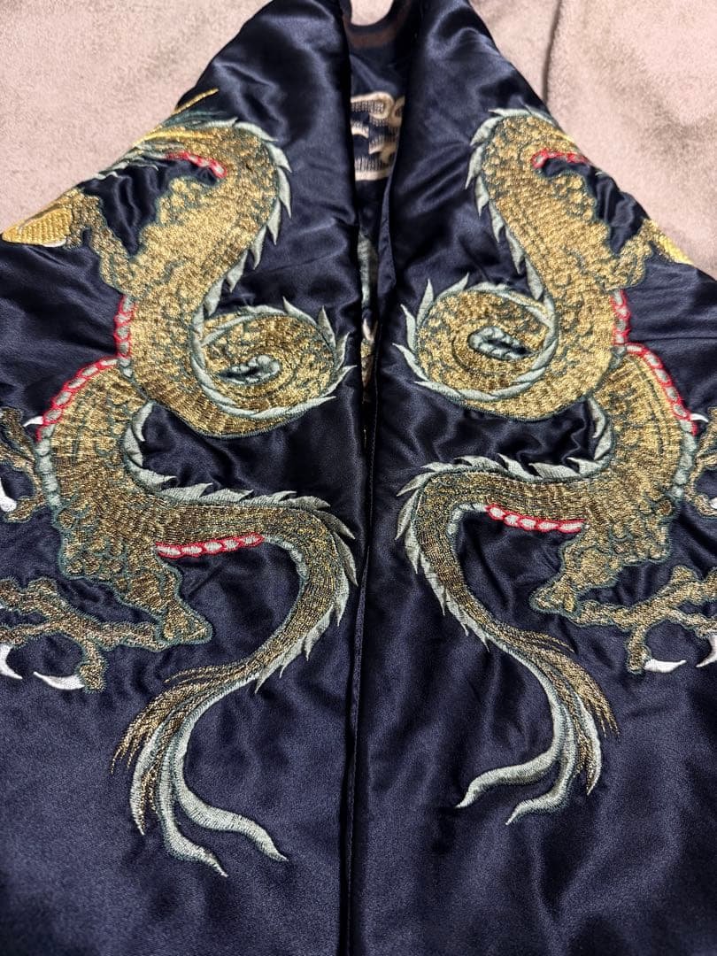 美品 日本製 HOSHIHIME 龍 限定 vintage サテン unisex