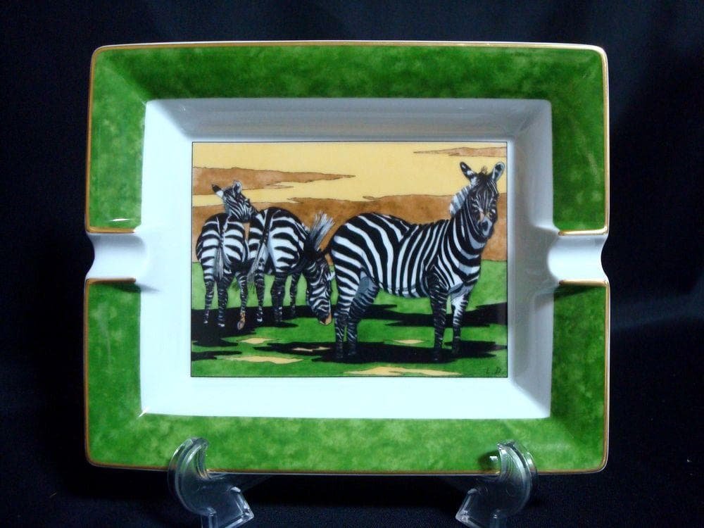 エルメス　しま馬　灰皿　アッシュトレイ