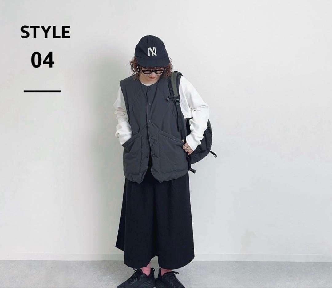 bonbonで購入　クルーネックダウンベスト