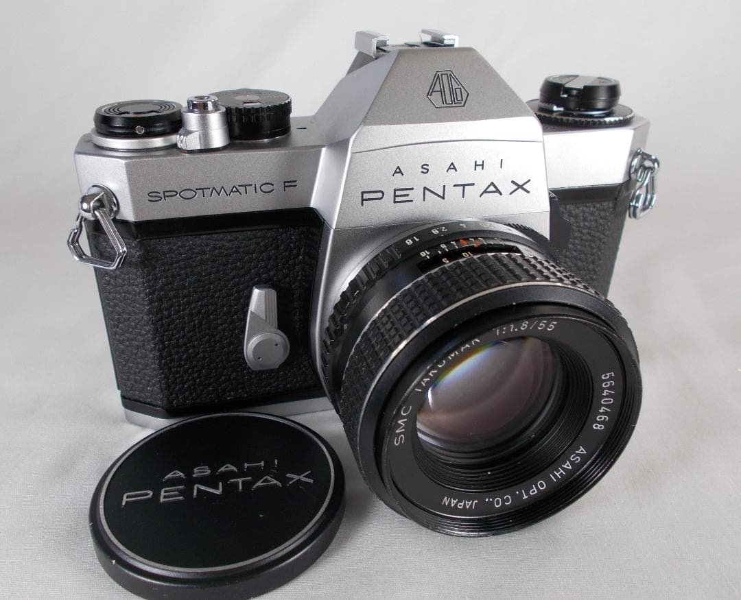 フィルムカメラ 整備済 完動品　Pentax SPF + f/1.8　P234